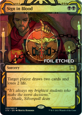 Version normale foil-etched