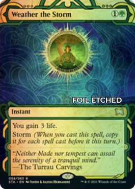 Version normale foil-etched