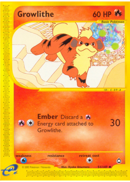 Growlithe (AQ 51)