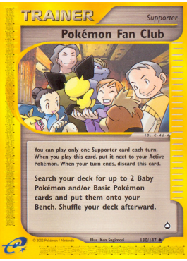 Pokémon Fan Club (AQ 130)