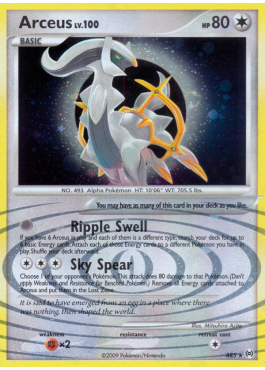 arceus lv 100 pokemon card Trading Single - Rare Holo LV.100 #DP50 (1) Celebrate the incredible history of the TCG hobby by adding this Arceus 2009 Pokemon Platinum Arceus Holo Rare #AR3 CGC Authenticated 9 Card to your vault Arceus Lv.100
