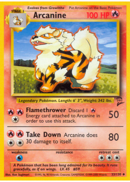 Arcanine (B2 33)