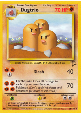 Dugtrio (B2 23)
