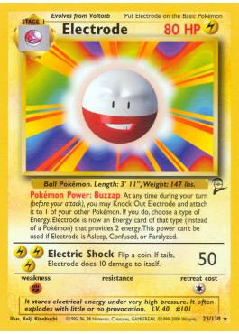 Electrode (B2 25)