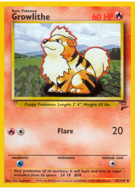 Growlithe (B2 42)