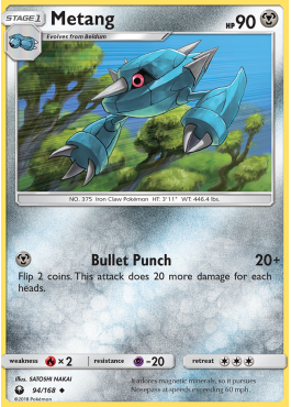 metang pokemon card SV8a] 107/187Monster Ball Reverse Holo Legends Awakened Type Metang (CES 94) - Pokmon