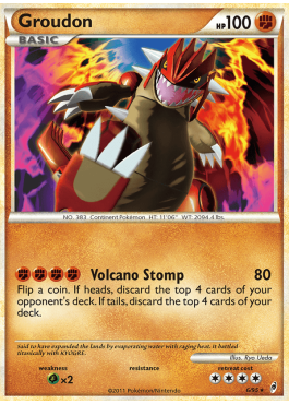 Groudon (CL 6) - Pokémon card (88176) | Playin