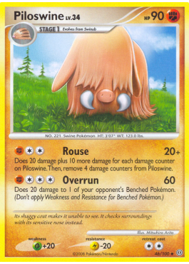 Piloswine Lv.34  (STF 46)