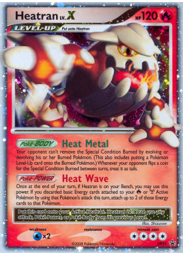pokemon heatran card 001 - Holofoil POP Series 8 this Pokmon takes 30 less damage from attacks (after applying Weakness and Resistance) Pokemon 2020 S2A Explosive Walker