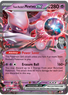 Team Rocket's Mewtwo ex (DRI 081) - Pokémon card (71083) | Playin