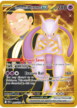 Team Rocket's Mewtwo ex (DRI 240) - Pokémon card (71255) | Playin