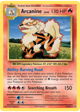 Arcanine  (EVO 18)