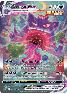 Gengar VMAX (FST 271) - Pokémon card (73657) | Playin