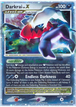 ダークライLV.X DP3 Darkrai LV.X pokemon card Darkrai LV.X (GE 104) - Pokémon card (74530) | Playin