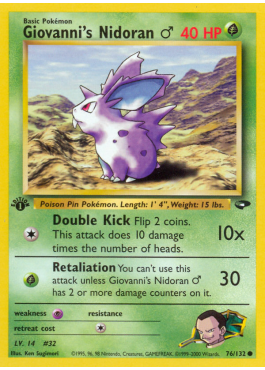 Giovanni's Nidoran &#9794; (G2 76)