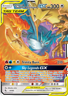 Moltres & Zapdos & Articuno GX (HIF 44) - Pokémon card (67598