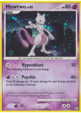 Mewtwo Lv.42 (LA 11) - Pokémon card (75824) | Playin