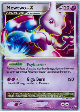 Mewtwo LV.X (LA 144) - Pokémon card (75957) | Playin
