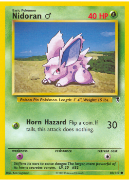 Nidoran &#9794; (LC 83)