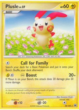 Plusle Lv.27 (MD 28) - Pokémon card (74354) | Playin