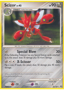 Scizor Lv.42 (MD 29) - Pokémon card (74355) | Playin