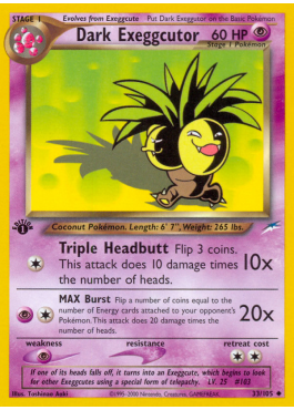 Dark Exeggutor (N4 33)