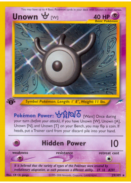 Unown [W] (N4 29)