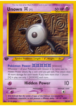 Unown [X] (N4 30)