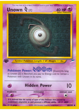 Unown [Z] (N4 60)