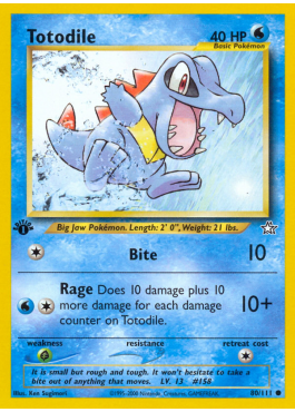 Totodile (N1 80)