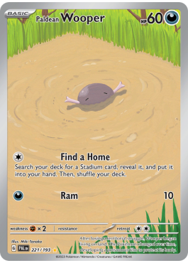 paldean wooper pokemon card Paldean Wooper (PAL 221) - Pokémon card (70944)