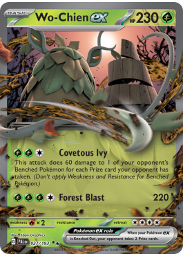 027 pokemon card Raboot - Stellar Crown 027/142 Evolves from null Type Wo-Chien ex (PAL 027) -