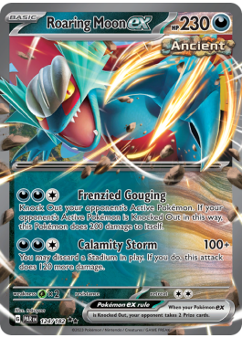 Roaring Moon ex (PAR 124) - Pokémon card (74656) | Playin
