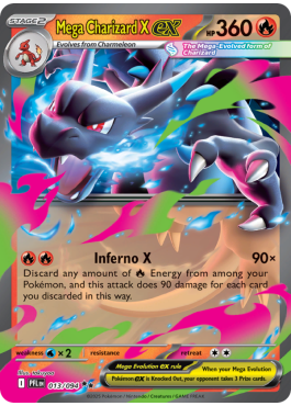 Mega Charizard X ex (PFL 013) - Pokémon card (72934) | Playin