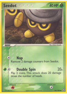 pokemon card seedot TCG - DP1 - DPBP323 (Common) [Colorless]. Pokemon Trading Card Game Sword