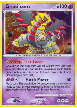 Giratina Lv.55 (PL 9) - Pokémon card (65404) | Playin