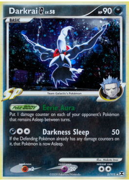 ポケモンカード ダークライG LV.58 Darkrai [G] Lv.58 (RR 3) - Pokémon card (71690) | Playin