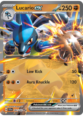 Lucario ex (SCR 082) - Pokémon card (74880) | Playin