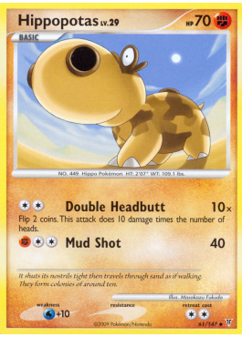 Hippopotas Lv.29 (SV 61) - Pokémon card (75721) | Playin