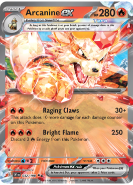 【Arcanine】ウエストフレテレンBLOND Arcanine ex (SVI 032) - Pokémon card (75180) | Playin