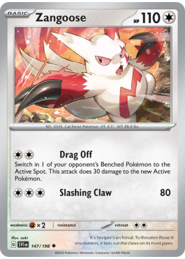 Zangoose (SVI 147) - Pokémon card (75295) | Playin