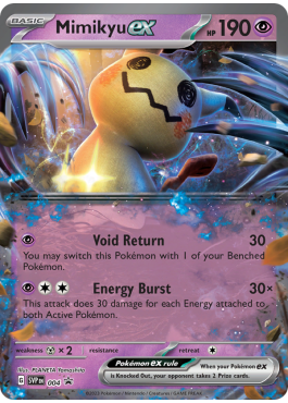 Mimikyu ex (SVP 004) - Pokémon card (76015) | Playin