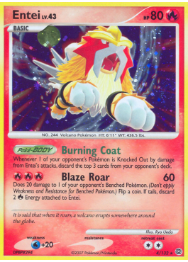 エンテイ LV.43 ポケモンカード Entei Lv.43 (SW 4) - Pokémon card (79553) | Playin