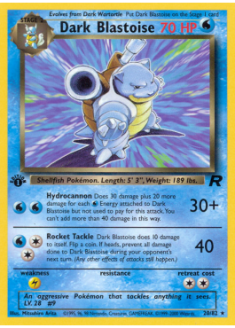 Dark Blastoise (TR 20)
