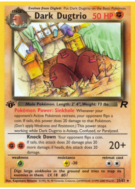 Dark Dugtrio (TR 23)