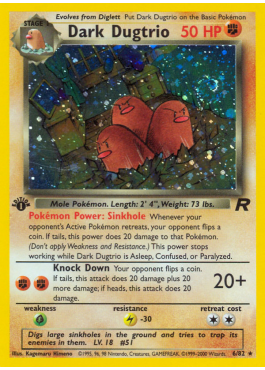 Dark Dugtrio (TR 6)
