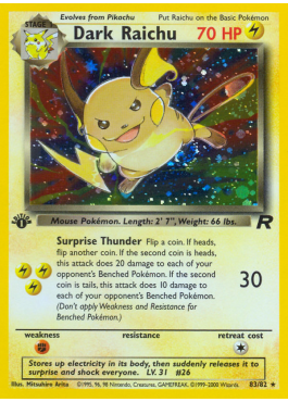 Dark Raichu (TR 83)