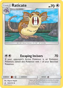 pokemon raticate card 88/116 Burning Shadows Singles Raticate - 88/122 (Reverse Foil)