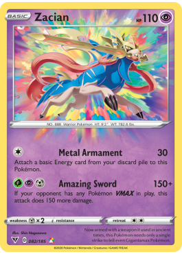 Zacian (VIV 82) - Pokémon card (74205) | Playin