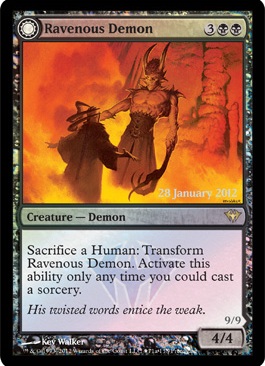 Ravenous Demon // Archdemon of Greed